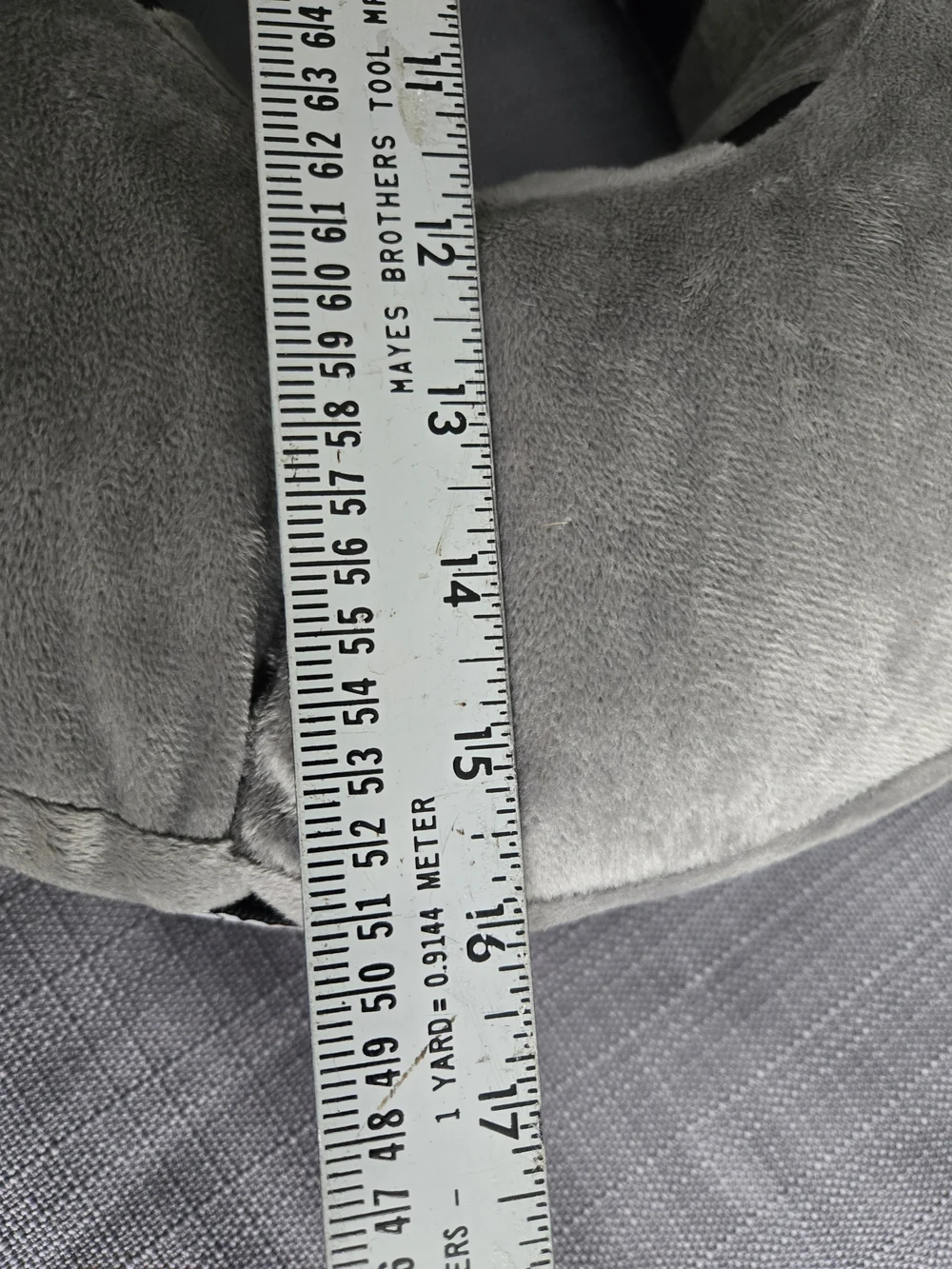 ComFURt Collar Plush Gray Pet Collar 16